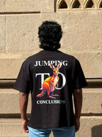 Mid Air Thinking (Black) - Oversized Tshirt