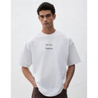 Mid Air thinking (White) - Oversized Tshirt